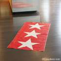 tapis pappelina étoile rouge