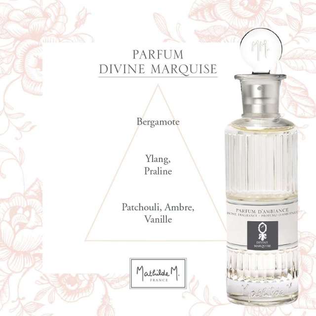 Le Joli Flacon Diffuseur de Parfum Mathilde M 90ml Parfums au Choix