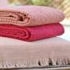 Drap de Bain Hammam éponge Rose