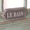 Plaque Le Bain Style Ancien