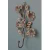 Porte-manteau style ancien Fleurs