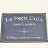 Plaque le petit coin déco WC