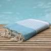 Grande Fouta Rayures Bleues