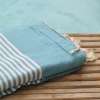 Grande Fouta Rayures Bleues