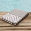 Grande fouta Grise et blanche