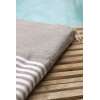 Grande fouta Grise et blanche