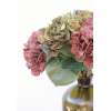 3 Hortensias d'automne rose Shabby Chic