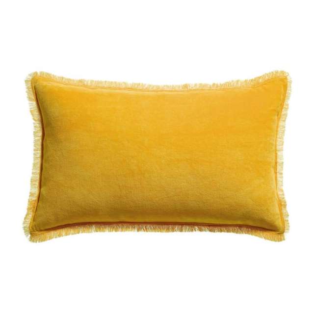 Coussin Velours Curry 30x50 cm