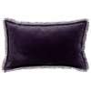 Coussin Velours Raisin 30x50 cm