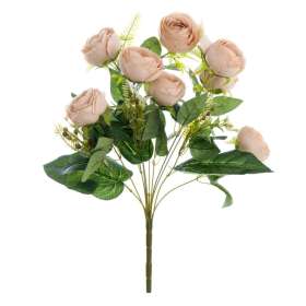 Le Bouquet de Roses Artificielle et Feuillage Charme et Vintage 
