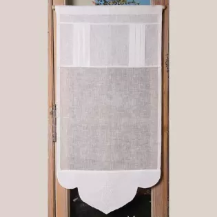 Brise-vue Lin style ancien Broderie
