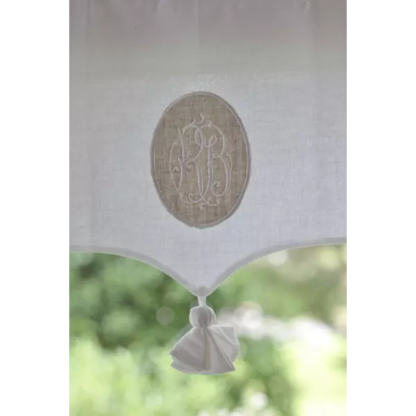 Cantonnière sur-mesure Broderie