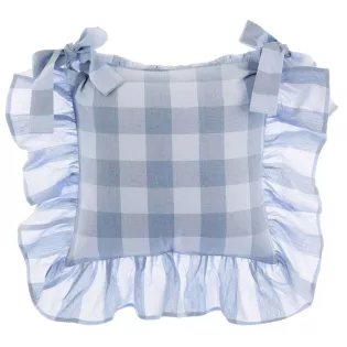 Housse Coussin Chaise Chic Bleu