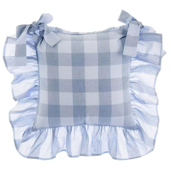 Housse Coussin Chaise Chic Bleu