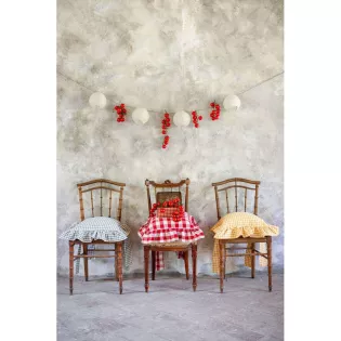 Galette de chaise Carreaux