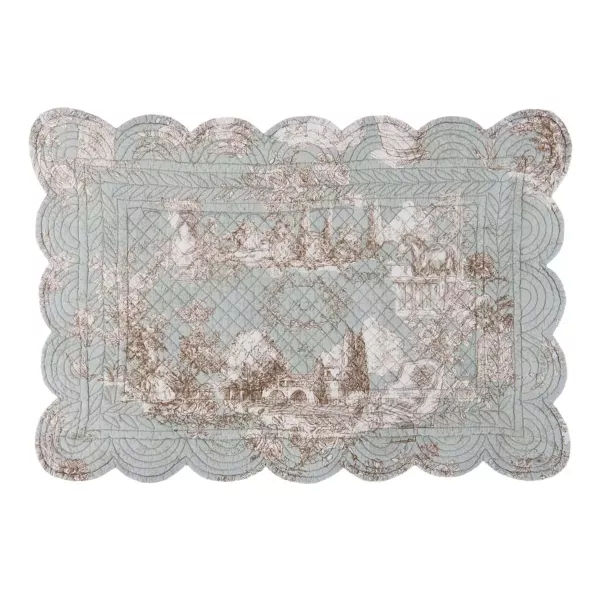 Les 6 Sets de Table Shabby-Chic Toile de Jouy pour la Maison ou la Jardin