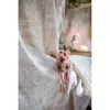 Voilage Blanc Mariclo Shabby-Chic Toile de Jouy