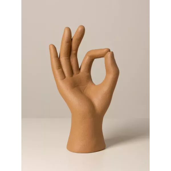 Objet Déco, la Main en céramique Terracotta Cosy Chic de la Maison Chehoma