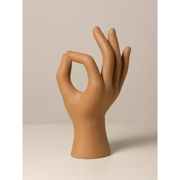 Objet Déco, la Main en céramique Terracotta Cosy Chic de la Maison Chehoma