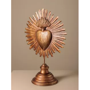 Grand Coeur Ex-Voto à poser Maison Cabinet de Curiosité