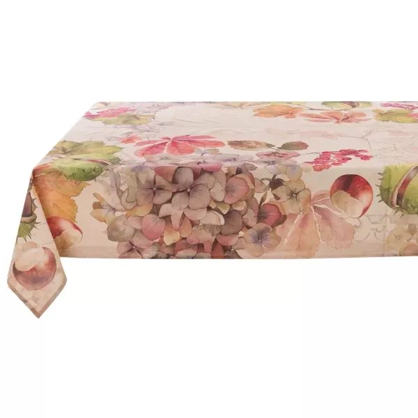 Nappe Esprit Campagne Chic Déco Blanc Mariclo 160x280