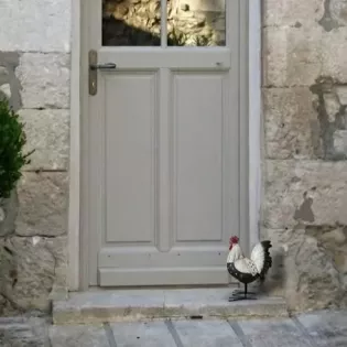 Coq à poser en Résine Déco Jardin