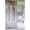 Rideau Long Dentelle Shabby-Chic Blanc Mariclo