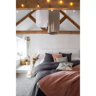 Housse de Couette Lin 220 x 240 cm Zeff Vivaraise Tonerre