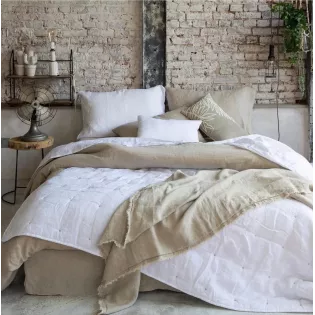 Housse de Couette Zeff en Lin 260x240 Vivaraise