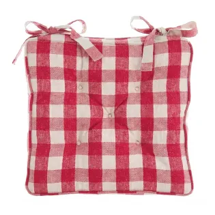 Galette de chaise Cuisine Deco Campagne Blanc Mariclo