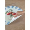 4 Sets de Table assortis Lavables Ronds 100% Vinyle Blanc Mariclo