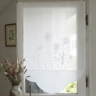 Brise vue fenêtre Décor Fleurs Cosy