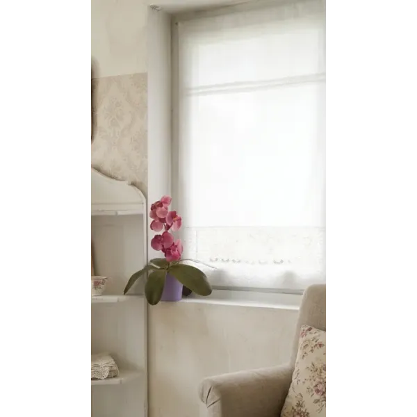 Petit Voilage Coton et Dentelle Cosy Style