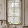 Brise Bise Broderie Monogramme Blanche
