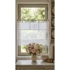Rideau Brise-Bise Capucine Monogramme style Bistro