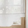 Brise-Bise Lin Blanc Sur-Mesure | Confection France