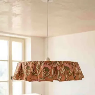 Abat-Jour Lustre Fleuri Style Charme Cosy | Cosy Déco
