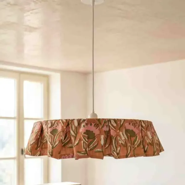 Abat-Jour Lustre Fleuri Style Charme Cosy | Cosy Déco