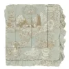 Dessus de Lit Édredon avec Volant Collection Toile du Borgo Verte