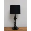 Grande Lampe à Poser Noire, Style Cosy Classique, Chehoma