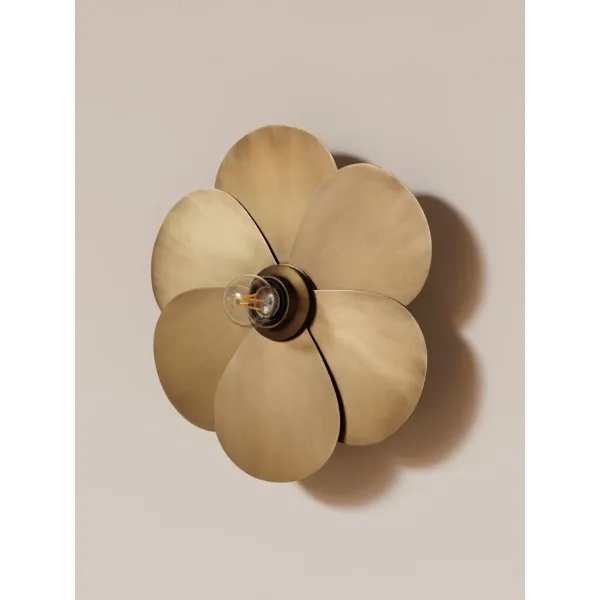 Applique Murale Si Jolie Fleur Dorée Chehoma | Cosy Déco