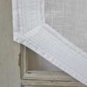Brise-Bise Lin et coton Blanc 
