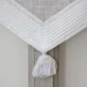 Brise-Bise Lin et coton Blanc 
