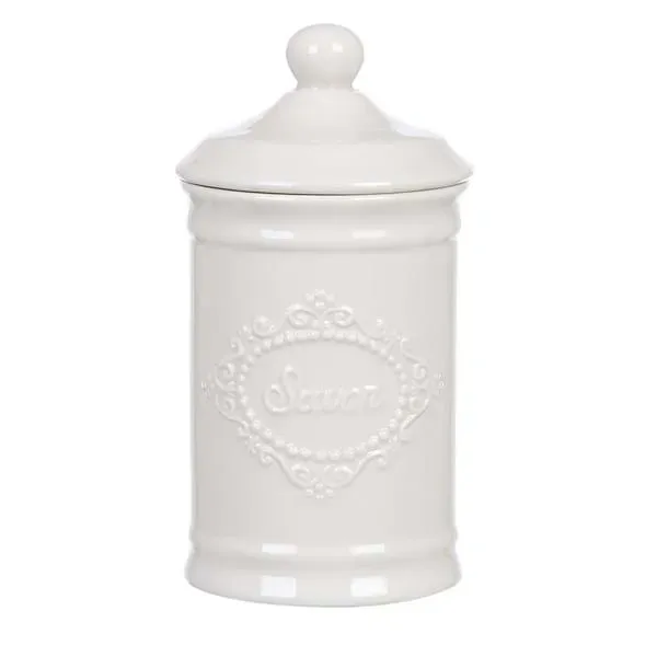 Pot à coton Ambiance Romantique Blanc Mariclo