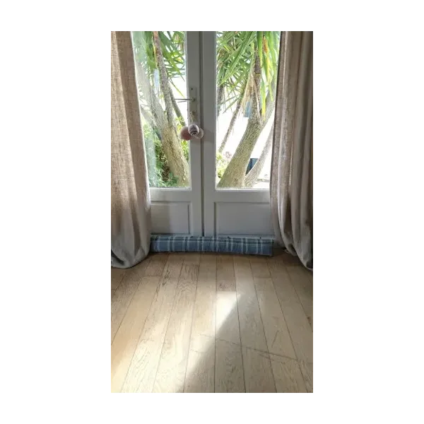 Coussin boudin de porte écossais, isolant et déhoussable
