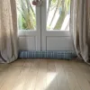 Coussin boudin de porte écossais, isolant et déhoussable