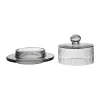 Beurrier Rond en Verre gravé Collection Azelie Comptoir de Famille
