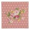 Serviettes en Papier Fleurs Roses et pois Shabby-chic Clayre & Eef