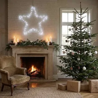 Grande Étoile Lumineuse de Noël Mathilde M