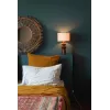 La Lampe de Chevet Cosy en Céramique Terracotta et Abat-Jour Lin
